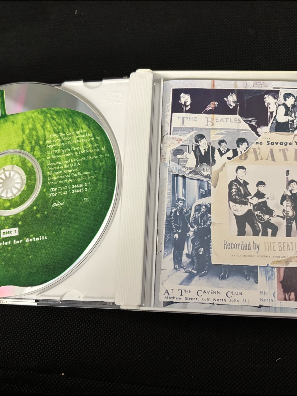 The Beatles Anthology 1 - 2 CD Set (1995) Capitol Apple Records EUC - Picture 7 of 7